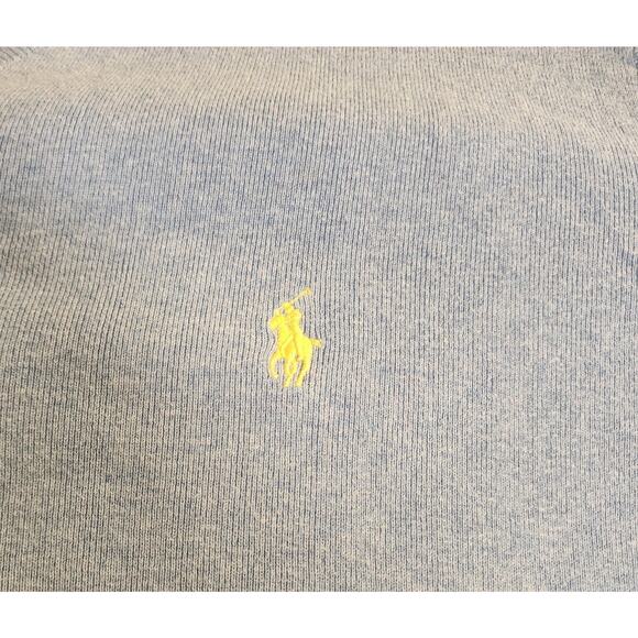 Polo Ralph Lauren 4XB Pima Cotton Sweater Light Blue Big & Tall RN 41381 Logo US - Picture 2 of 13